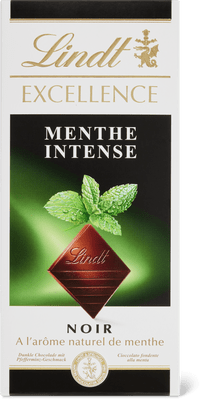 Lindt Excellence Menthe Intense Noir
