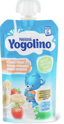Nestlé Gourde souple banane fraise Yogolino après 6 mois