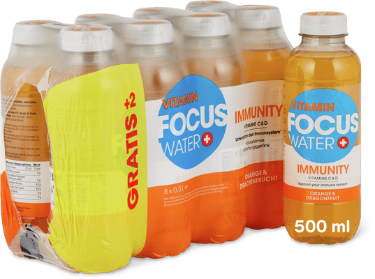 Focus Water Immunity Orange & Dragonfruit