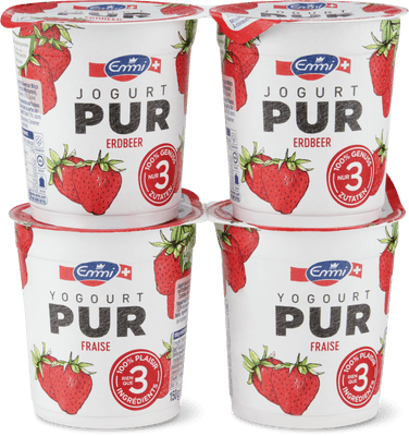 Emmi Jogurtpur Joghurt Erdbeere