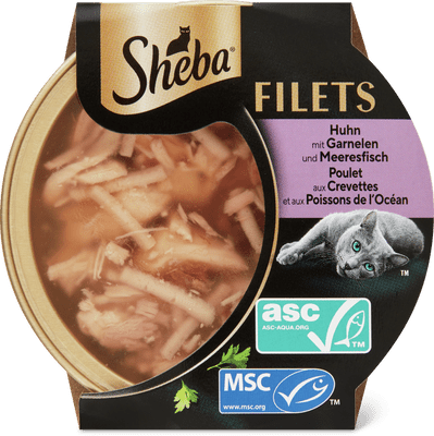 Sheba Filets Pollo con gamberi