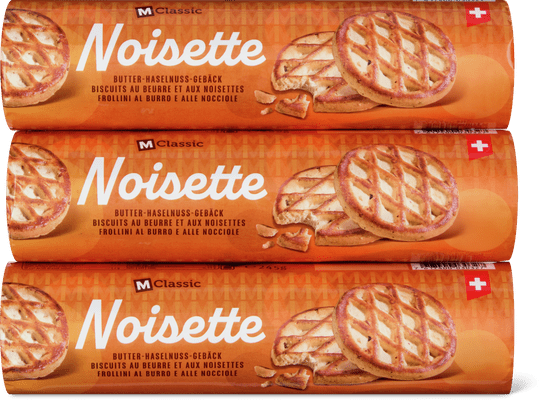 M-Classic Biscuits au beurre et aux noisettes