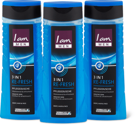I am Shower Gel  3-in-1 Re-Fresh