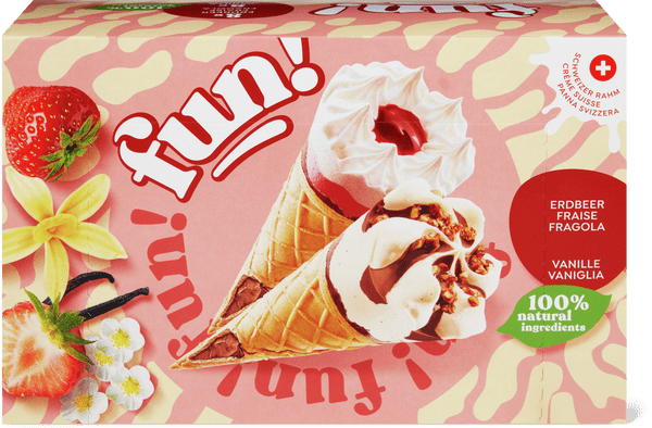 Fun Cornetto Vaniglia / Fragola