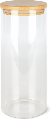 Migros Kitchen & Co. Barattolo con coperchio in bambù rotondo, 1,3 l
