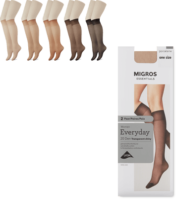 Gambaletti donna Transparent shiny 20