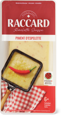 Raccard Raclette  Piment d'Espelette