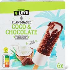 V-Love Glace en bâtonnets Coco & Chocolate