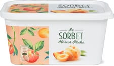 Glace en bac Sorbet Abricot Pêche