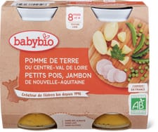 Babybio pomme d. t. pois jambon 200g