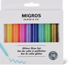 Lot de colles à paillettes