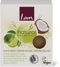 I am Natural Cosmetics savon solide Coco & citron vert