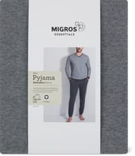 Men's Pyjama Bio (Farbe: night blue, Grösse: S)