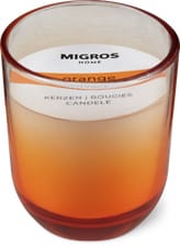 Bougie parfumeé en verre (Goût: ORANGE)