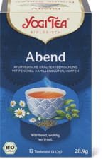 Yogi Tea Bio Tisane Bonne soirée Fenouil, fleurs de camomille et houblon
