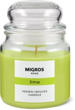 Bougie parfumeé en verre (Goût: LIME)