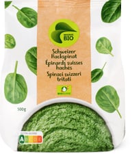 Bio Épinards hachés