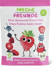 Freche Freunde Bio Chips fruitées Baies rouges