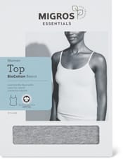 Ladies Top Cotton (Farbe: grey, Grösse: L)