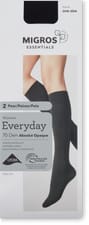 Ladies knee-highs (Grösse: one size, Farbe: black)