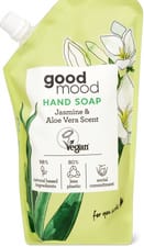 savon bonne humeur Jasmin & Aloe Vera dans un sac de recharge