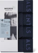 Men's Short 4pc Cotton (Farbe: night blue, Grösse: S)
