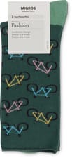 Calze da donna Fashion 2 paia (Colore: verde, Taglie: 35-38)