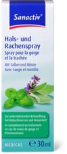 Sanactiv spray pour la gorge et la trachée