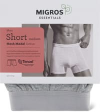 Men's Short Active (Farbe: grey, Grösse: S)