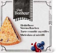 Tarte crumble myrtilles