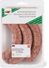 M-Budget Saucisse à rôtir de porc