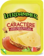 Leerdammer Caractère Fromage à pâte mi-dure 6 tranches