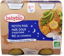 Babybio pois mais riz 200g