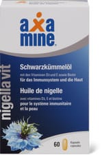 Axamine l'huile de graine noire