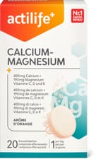 Actilife calciummagnésium orange