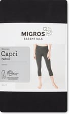 Capri donna Seamless (Colore: nero, Taglie: S)