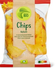 Bio Plain crisps deep-fried in sunflower oil