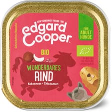 Edgard & Cooper Adult Bio Paté di manzo con cocco e semi di chia