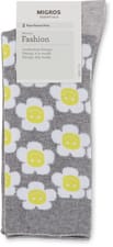 Calze da donna Fashion 2 paia (Colore: girgio chiaro, Taglie: 35-38)