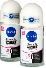Nivea deo roll-on invisibl.black&white