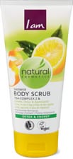 I am Natural Cosmetics douche exfoliant lime, huile d'agrumes et de cyprès