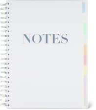 Carnet à spirales A4 avec registre