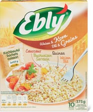 Ebly Grains de blé Couscous, sarrasin et quinoa