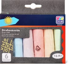 Craie pour peindre la rue 6 pcs.
