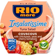 Rio Mare Insalatissime MSC Couscous avec pois chiches, petits pois et tomates cerises