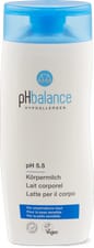 pH balance lait corporel
