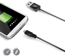 Micro USB Cable Black