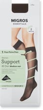 Ladies knee-highs (Grösse: 35-38, Farbe: coffee)