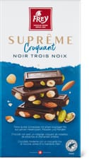 Frey Suprême Plaque de chocolat Noir Trois Noix