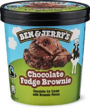 Ben & Jerry's Fairtrade Glace en bac Chocolate fudge brownie